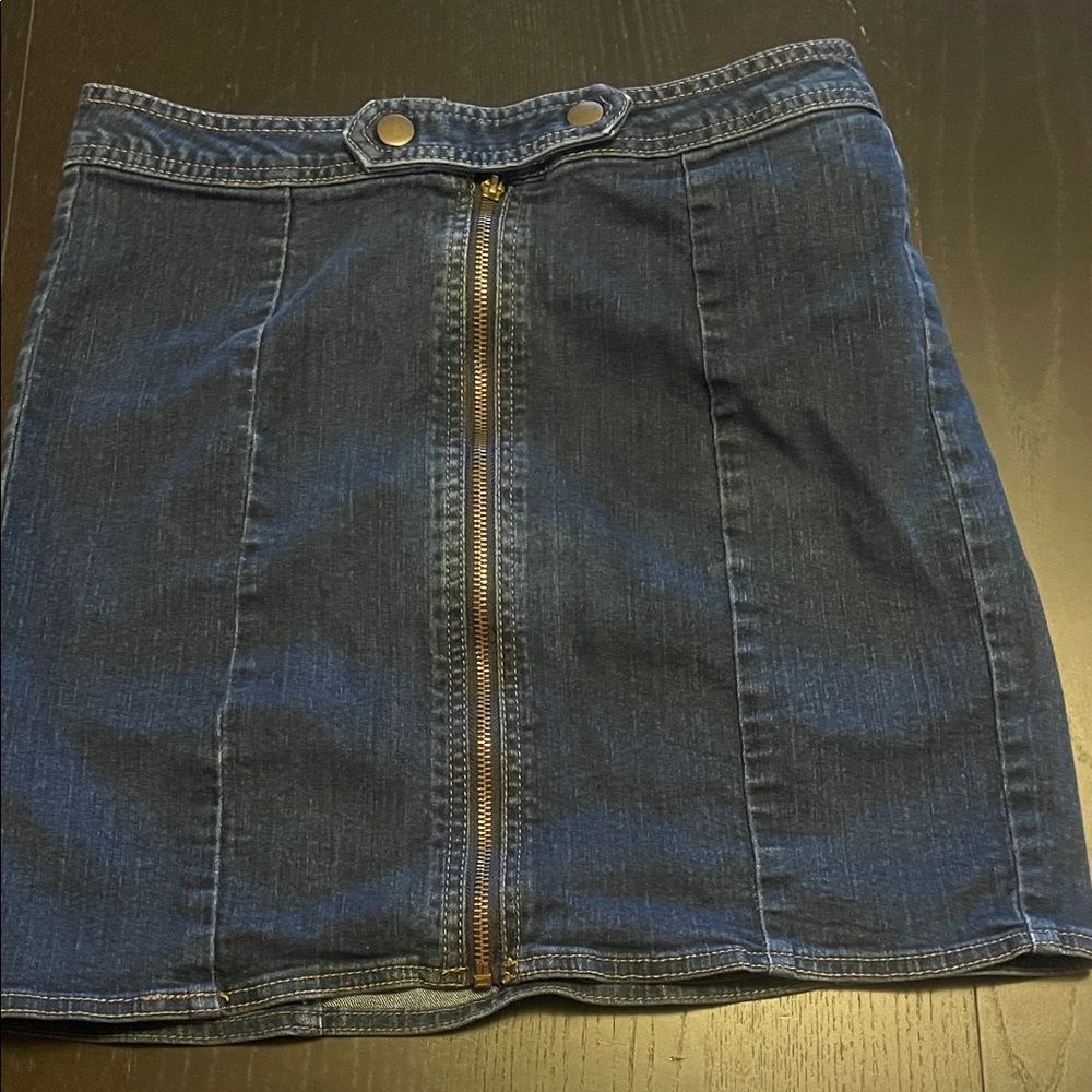 Blue Spice Dark Denim Mini Skirt size 9